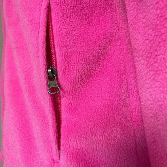 NWOT Columbia Girl's Benton Springs Fleece Jacket Full Zip, Pink Ice, Size L - Picture 4 of 9